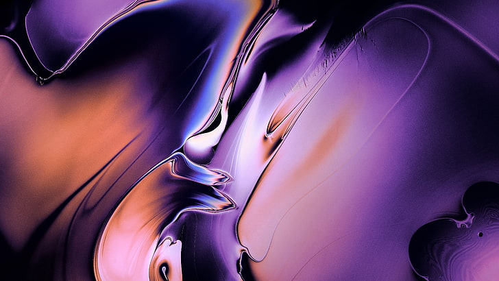 Abstract, 5K, Stock, Gradient, macOS Mojave, Purple, HD wallpaper