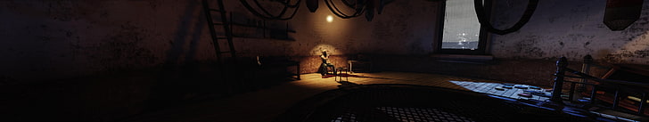 lampada da tavolo nera e marrone, BioShock Infinite, videogiochi, Sfondo HD