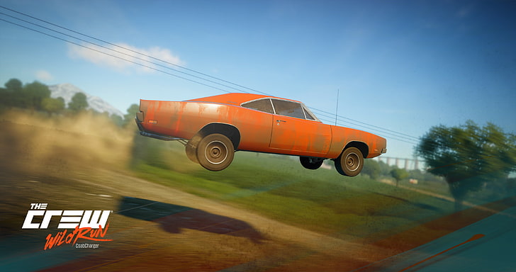 race cars, The Crew Wild Run, The Crew, Dodge Charger R/T 1968, HD wallpaper