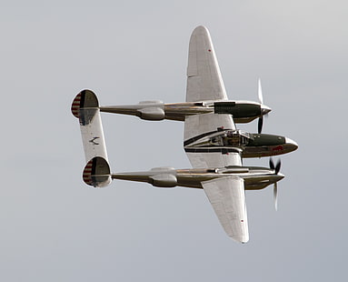 Lockheed P 38 молнии, HD обои HD wallpaper