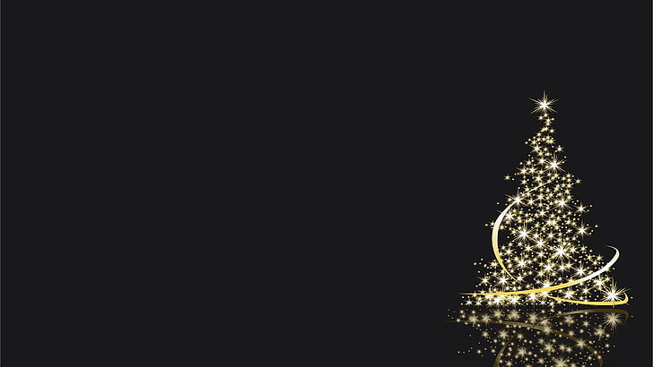 أضواء شجرة عيد الميلاد السنة الجديدة - إجازات عالية الدقة Wallpap .. ، شجرة عيد الميلاد مع أضواء خلفية، خلفية HD
