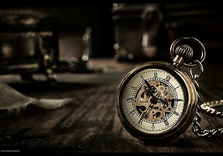 โบเก้, นาฬิกา, กระเป๋า, เวลา, นาฬิกา, วอลล์เปเปอร์ HD HD wallpaper