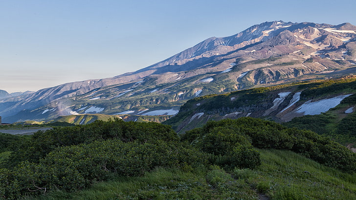 pegunungan bersalju kamchatka hd, Wallpaper HD