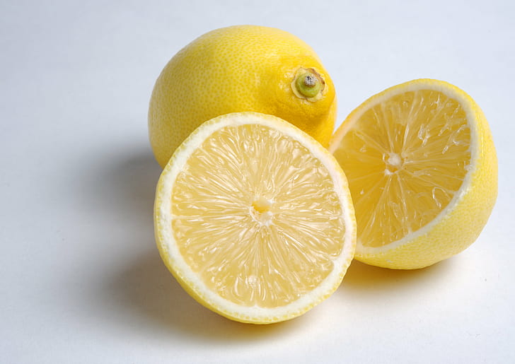 cut yellow lemon, Homemade, softbox, test, cut, yellow, lemon, fruit, citrus Fruit, food, freshness, slice, ripe, healthy Eating, close-up, organic, HD wallpaper