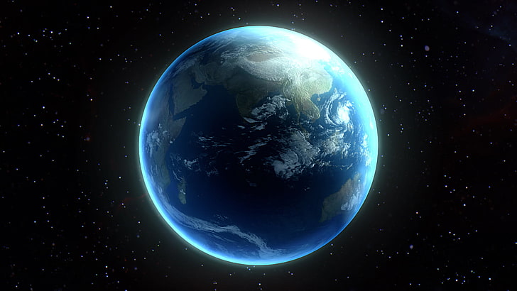 планета Земля, атмосфера, океаны, материки, планеты, похожие на Землю, HD обои
