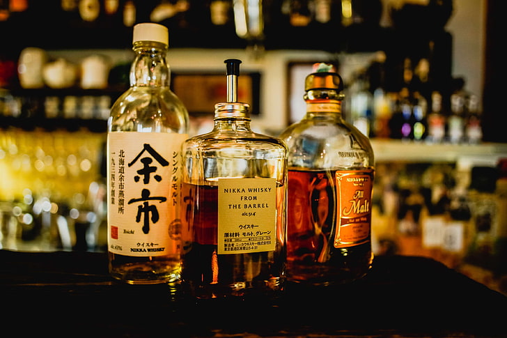 alcohol, alcohol bottles, bar, beverage, blur, celebration, close up, cocktail, container, drink, glass, indoors, japan, liquid, liquor, luxury, nightlife, party, pub, restaurant, stock, whiskey, whisky, wine, HD wallpaper