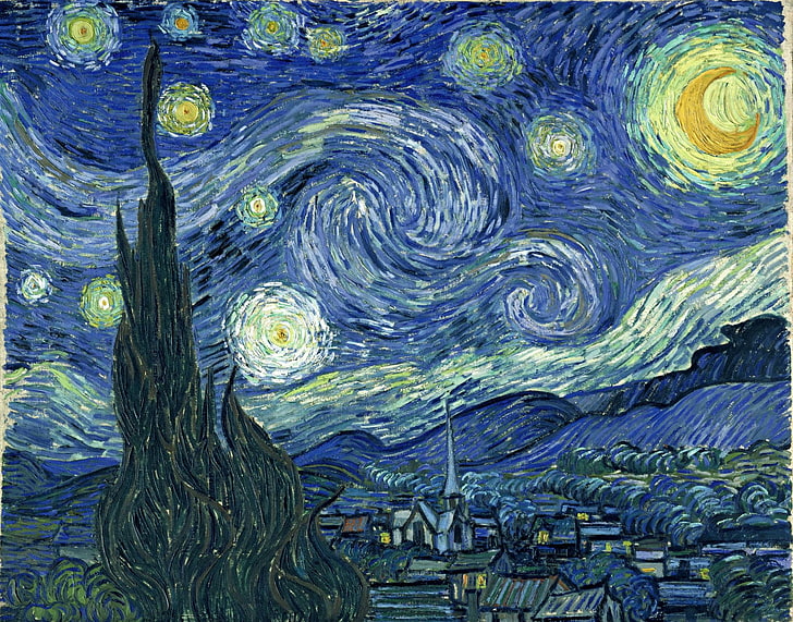 Artistik, Lukisan, Vincent Van Gogh, Wallpaper HD