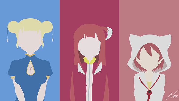 Akiba's Trip, Ahokainen Arisa, anime girls, Denkigai Niwaka, Mayonaka Matome, HD wallpaper