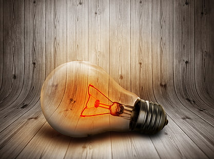 Lit Bulb, light bulb illustration, Aero, Creative, Light, Lighting, Energy, Glass, Hell, Lamp, pear, light bulb, Current, filament, fragile, tungsten, josephswan, HD wallpaper HD wallpaper