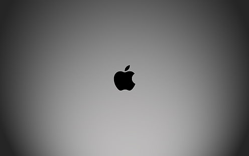 яблоко, логотипы, макинтош, минималистичный, HD обои HD wallpaper