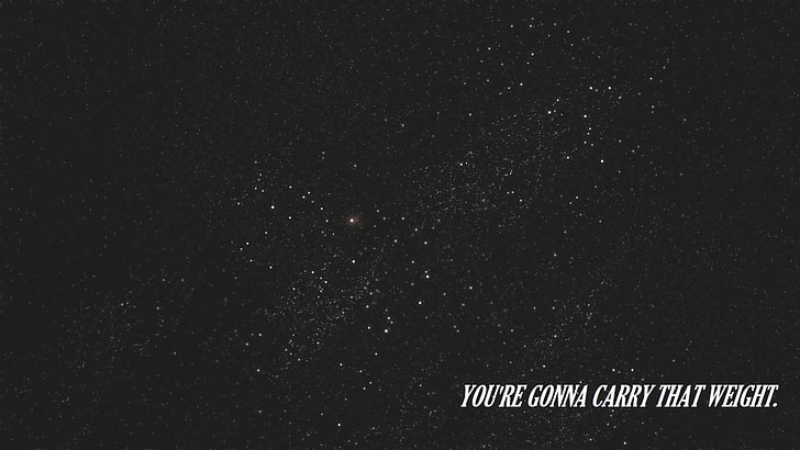 you're gonna carry that weight text, Cowboy Bebop, HD wallpaper