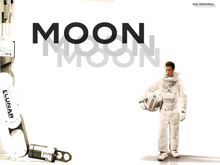Movie, Moon, Sam Rockwell, HD wallpaper