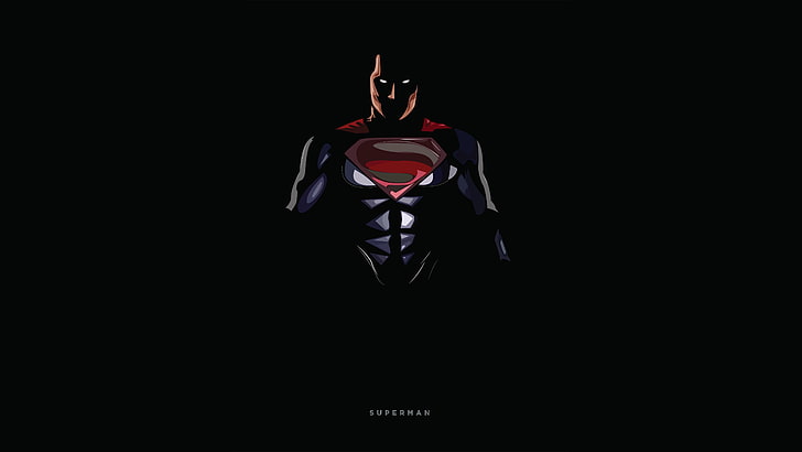 superman, minimalis, 4k, hd, 5k, karya seni, artis, behance, Wallpaper HD