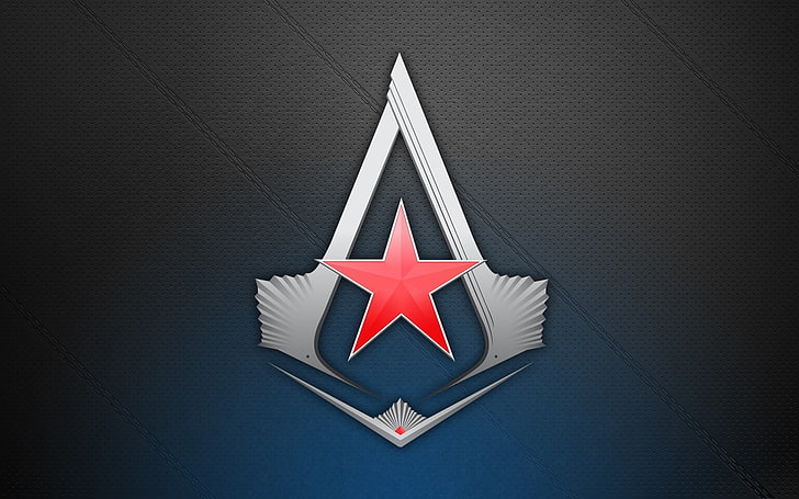 Лого на Assassin's Creed, Assassin's Creed, Assassin's Creed: Brotherhood, Assassin's Creed: The Fall, HD тапет