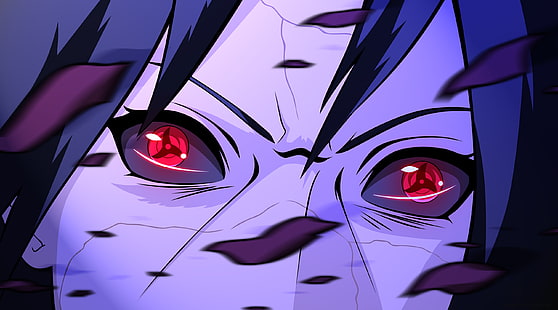 Anime, Naruto, Itachi Uchiha, Olhos Vermelhos, Sharingan (Naruto), HD papel de parede HD wallpaper