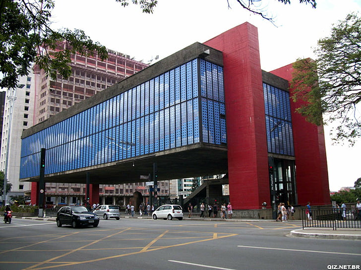 สถาปัตยกรรมศิลปะบราซิลอาคารเมืองภูมิทัศน์ masp เมโทรโพลทันสมัยพิพิธภัณฑ์เปาโลเซาในเมือง, วอลล์เปเปอร์ HD