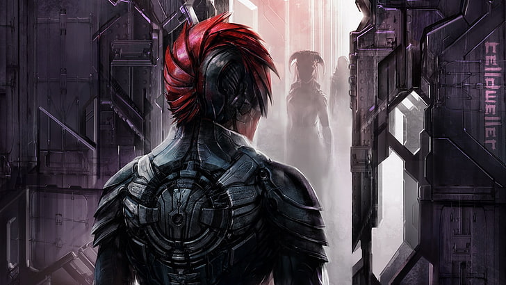robot, wanita, iblis, fiksi ilmiah, Klayton, End of an Empire, Wallpaper HD