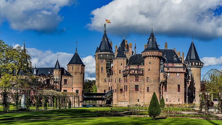 castle, Netherlands, Holland, HD wallpaper