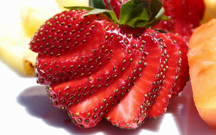 Fruits, Strawberry, Oat, HD wallpaper
