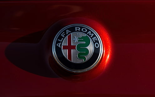 Alfa Romeo emblem, Alfa Romeo, HD, HD papel de parede HD wallpaper