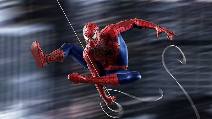 Spider-Man Remastered, spiderwebs, HD wallpaper