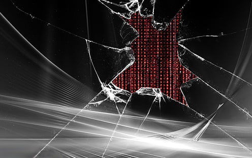 broken glass, The Matrix, HD wallpaper HD wallpaper