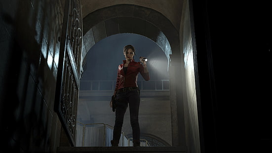Resident Evil, Resident Evil 2, video games, Racoon City, Claire Redfield, Capcom, HD wallpaper HD wallpaper