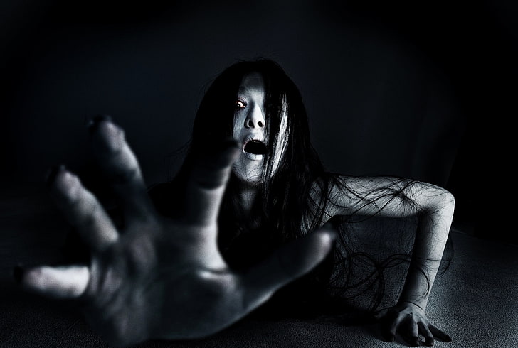 creepy, dark, evil, horror, macabre, scary, HD wallpaper