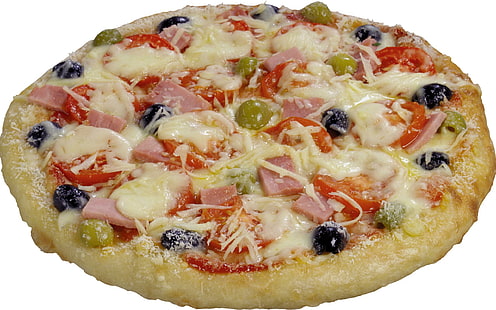 بيتزا ، رائعة ، سريعة ، لطيفة ، طعام ، دجاج ، ثلاثية الأبعاد ومجردة، خلفية HD HD wallpaper