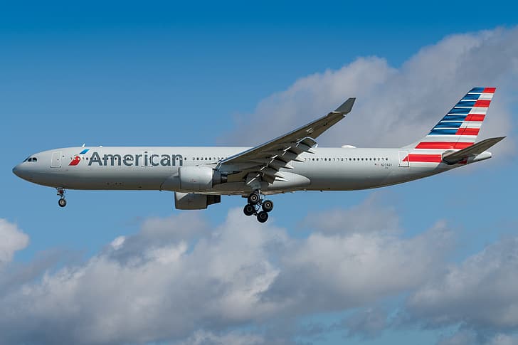 Airbus, American Airlines, A330-300, HD wallpaper