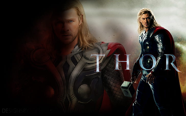 Thor Chris Hemsworth Hammer Mjolnir HD, thor movie advertisement, movies, thor, hammer, chris, mjolnir, hemsworth, HD wallpaper