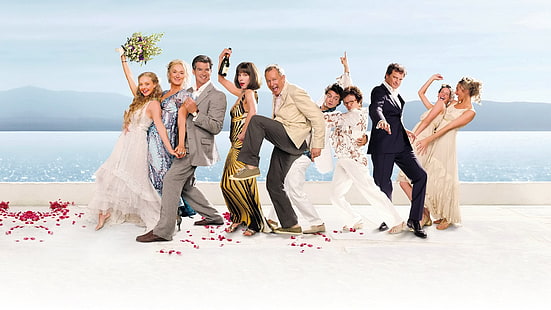 영화, Mamma Mia !, Amanda Seyfried, Colin Firth, 메릴 스트립, 피어스 브로스넌, HD 배경 화면 HD wallpaper