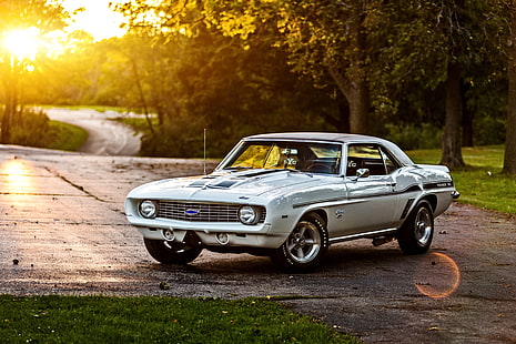 Chevrolet, Camaro, old car, muscle cars, American cars, 1969 Chevrolet Camaro Yenko SC 427, HD wallpaper HD wallpaper