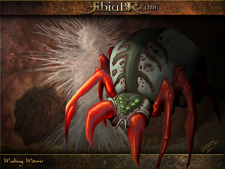 Tibia, PC Gaming, RPG, Spider, tibia, pc gaming, rpg, spider, HD wallpaper