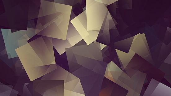 textile imprimé étoiles blanches et violettes, rave, Linux, cube, carré, géométrie, dégradé, Fond d'écran HD HD wallpaper