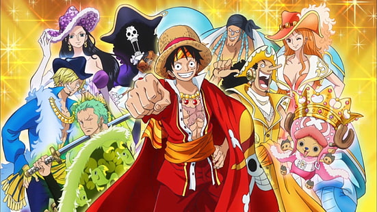аниме, One Piece, соломенная шляпа пират, соломенная шляпа, HD обои HD wallpaper