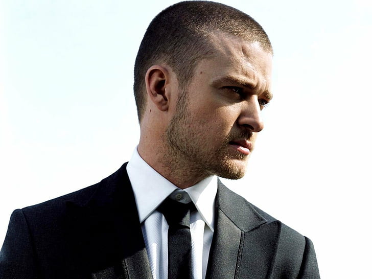 Justin Timberlake ดาราดารานักแสดงภาพยนตร์หนุ่มหล่อสูทผมสั้นแสงแดดการถ่ายภาพชายเสื้อสูทสีดำเบลเซอร์สีขาวและเน็คไทสีดำจัสตินทิมเบอร์เลคดาราดารานักแสดงภาพยนตร์ชายหล่อสูทผมสั้น , แสงแดด, การถ่ายภาพ, วอลล์เปเปอร์ HD
