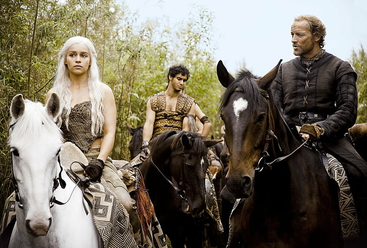 TV Show, Game Of Thrones, Daenerys Targaryen, Jorah Mormont, HD wallpaper