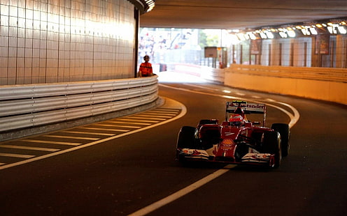 Scuderia Ferrari, Monaco, Kimi Raikkonen, Formuła 1, Włochy, samochody wyścigowe, tory wyścigowe, wyścigi, sport, Tapety HD HD wallpaper