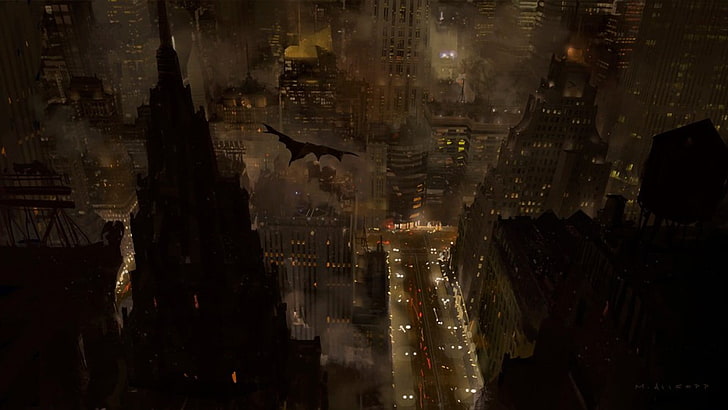 Fond d'écran graphique du jeu Batman, Batman, Batman Begins, Fond d'écran HD