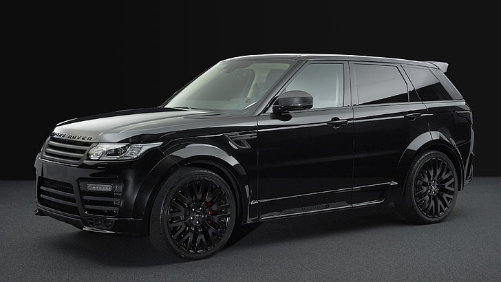 schwarzer Land Rover Range Rover SUV, Range Rover, Sport, Mansory, 2014, HD-Hintergrundbild