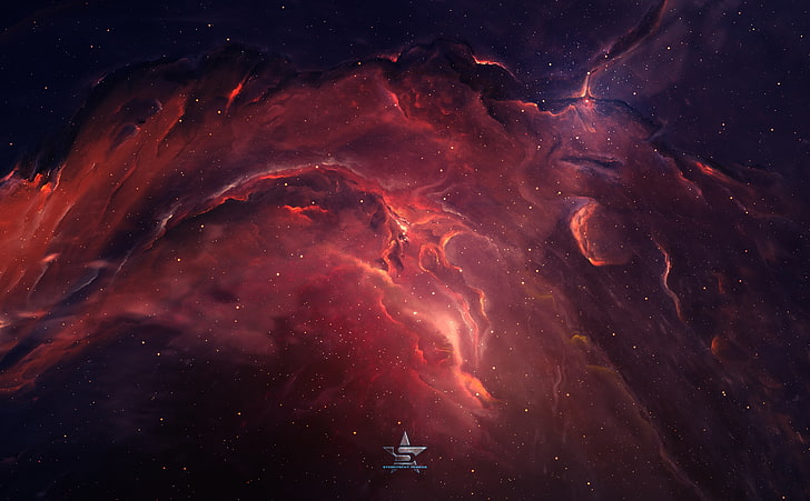 Eden Nebula 2, Space, Nebula, Beautiful, Artwork, Cosmos, Eden, starkiteckt, highresolution, ultrahighresolution, HD wallpaper
