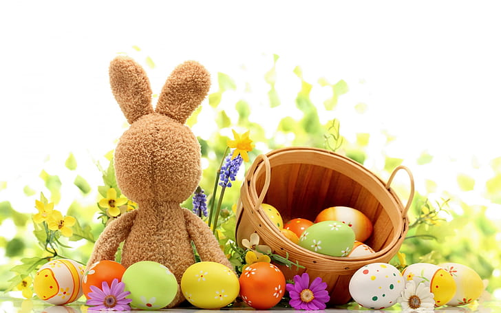 Really Cool Easter Eggs, easter eggs, bunny, easter 2014, 2014 easter eggs, HD wallpaper
