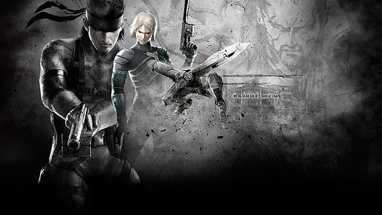 Metal Gear Solid, Kojima Productions, Metal Gear, Hideo Kojima, Videospiele, PlayStation, Raiden, Metal Gear Solid 2, Solid Snake, HD-Hintergrundbild HD wallpaper