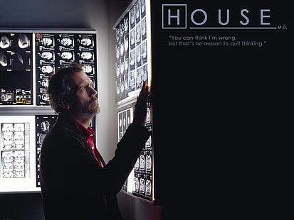 Wallpaper digital rumah, Acara TV, Rumah, Gregory House, Hugh Laurie, Wallpaper HD HD wallpaper