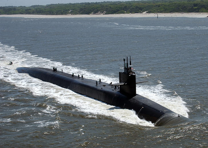 submarino, vehículo, militar, Fondo de pantalla HD