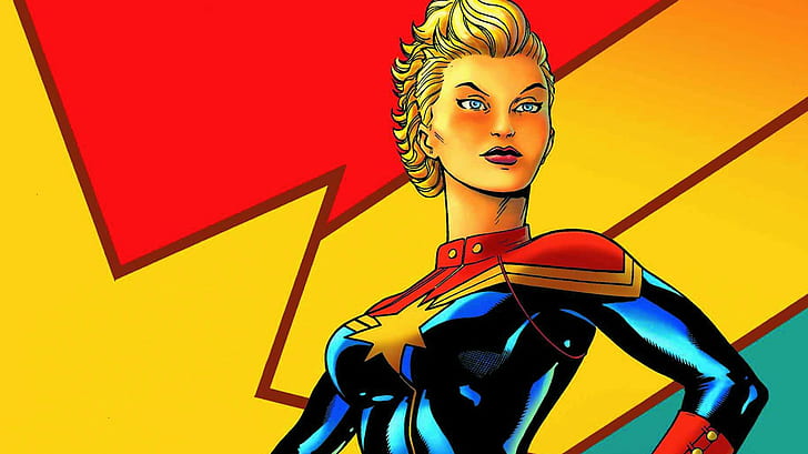 Capitã Marvel, Carol Danvers, Marvel Comics, super-herói, capitão marvel, carol danvers, maravilha quadrinhos, super-herói, HD papel de parede