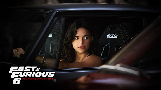 Fast & Furious 6 digital wallpaper, Fast and Furious, Michelle Rodríguez, movies, HD wallpaper HD wallpaper