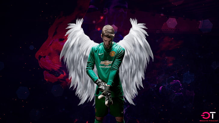 V2, David de Gea, Manchester United, HD-Hintergrundbild