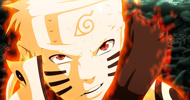 Uzumaki Naruto illustration, naruto, naruto shippuuden, uzumaki naruto, HD wallpaper